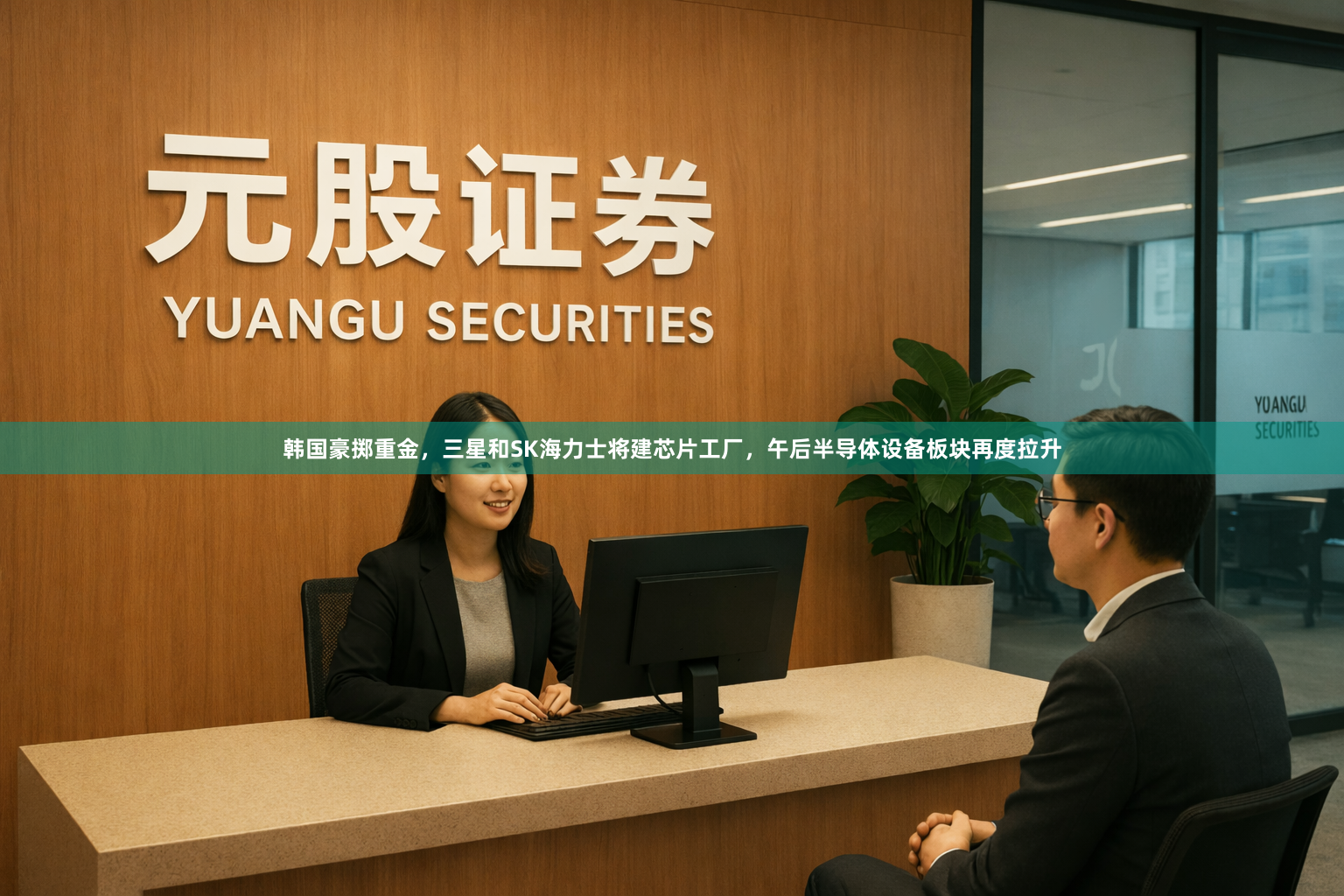 韩国豪掷重金，三星和SK海力士将建芯片工厂，午后半导体设备板块再度拉升